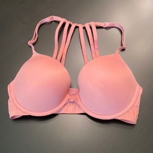NWOT PINK push up bra 34C